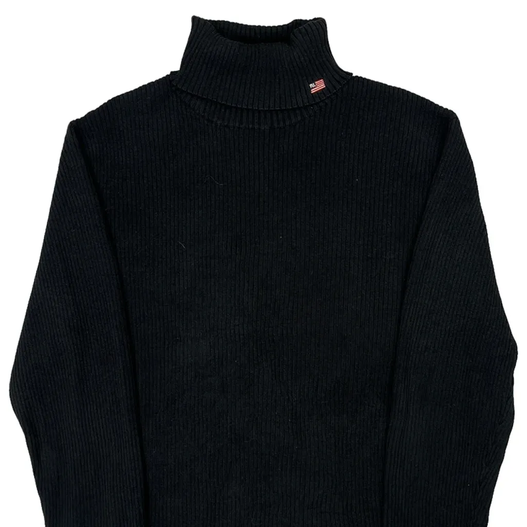 Ralph Lauren Rollneck - XL Black Cotton - Image 5