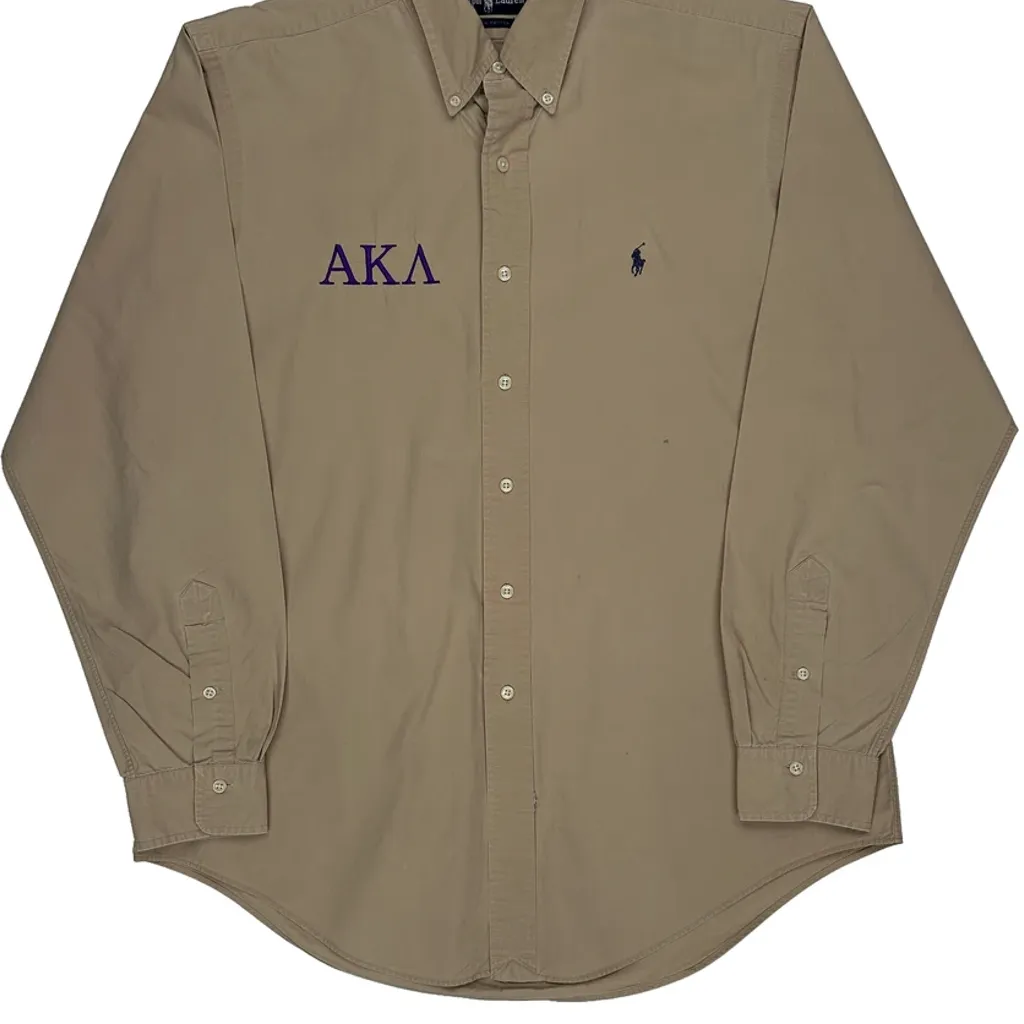 Ralph Lauren Shirt - Large Beige Cotton - Image 4