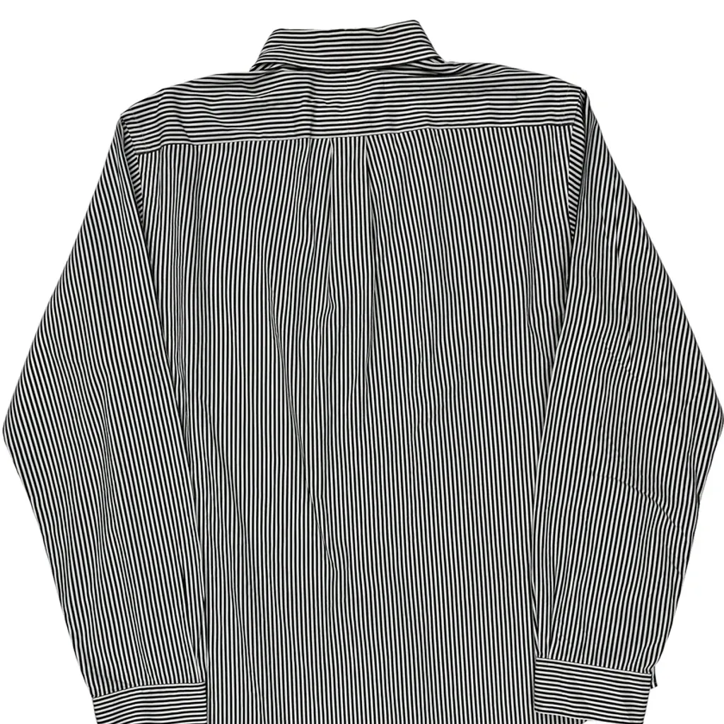 Ralph Lauren Striped Shirt - Large Black & White Cotton - Image 7