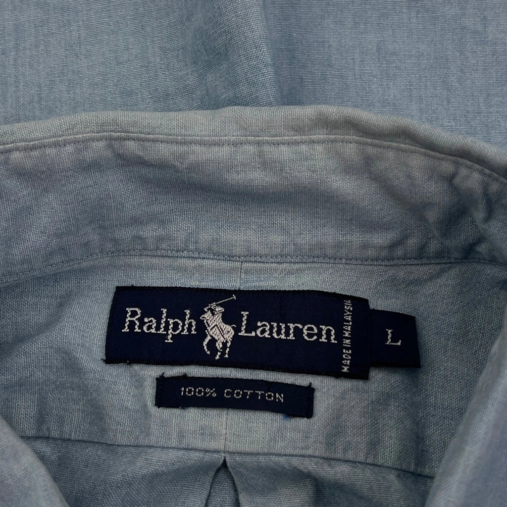 Ralph Lauren Shirt - Large Blue Cotton - Image 3