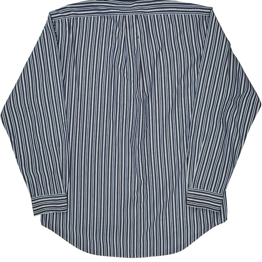 Ralph Lauren Striped Shirt - Large Blue Cotton - Image 6