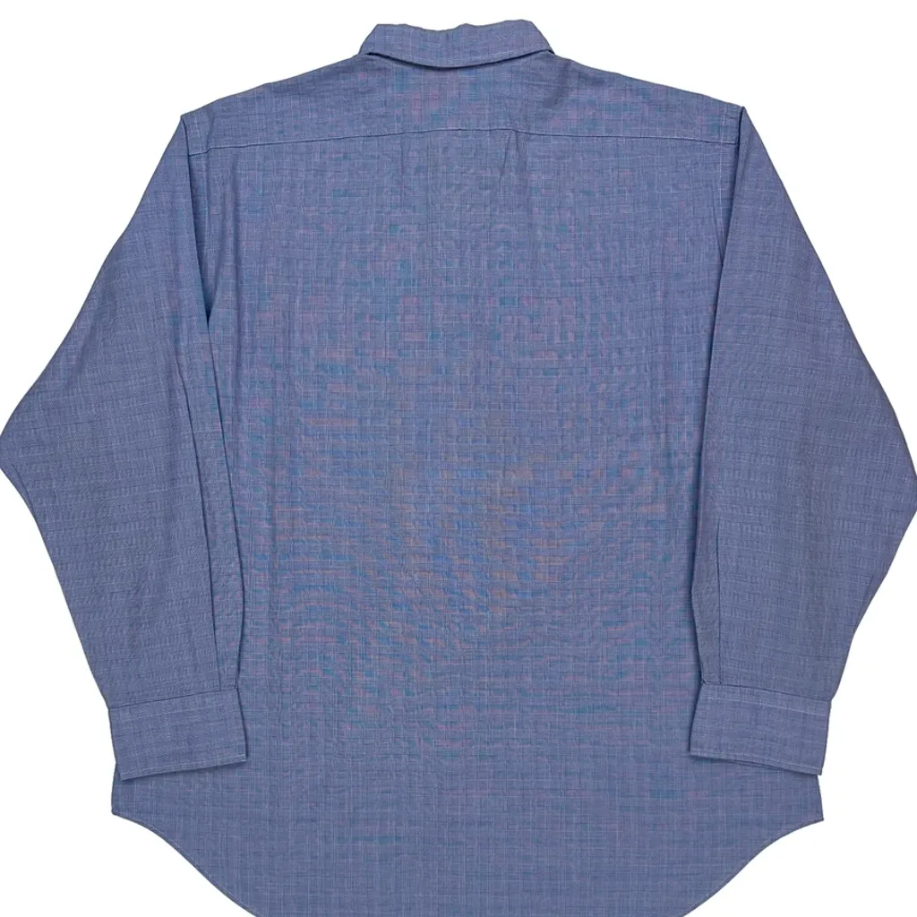 Ralph Lauren Checked Shirt - Large Blue Cotton - Image 6