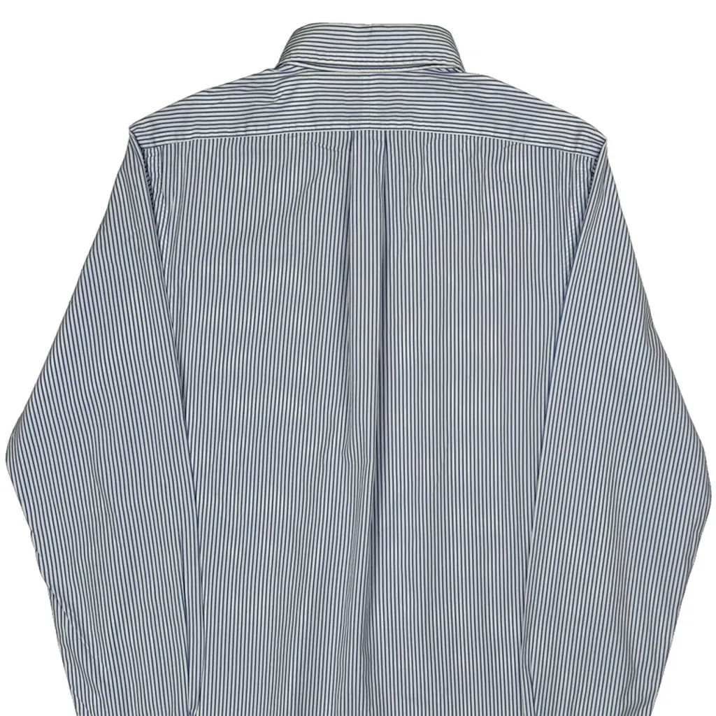 Ralph Lauren Slim Fit Shirt - Large Blue Cotton - Image 6