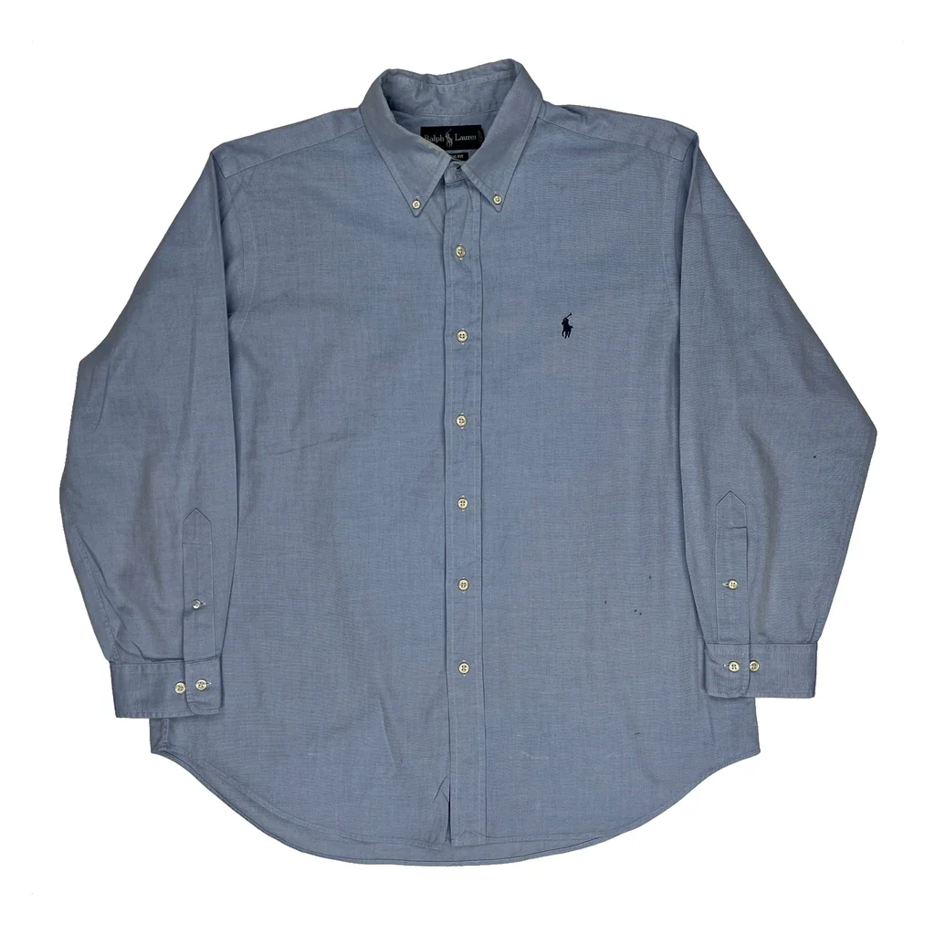 Ralph Lauren Shirt - Large Blue Cotton