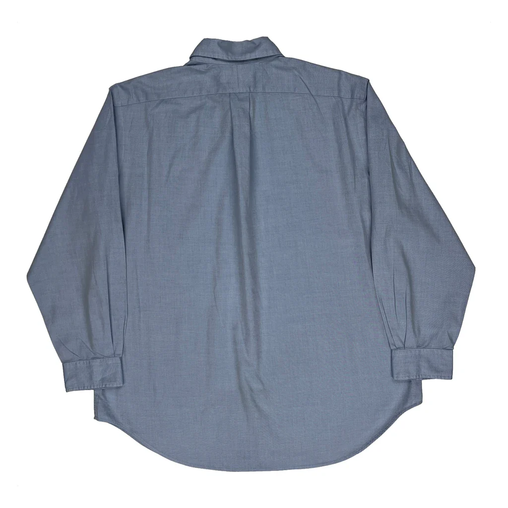Ralph Lauren Shirt - Large Blue Cotton - Image 2