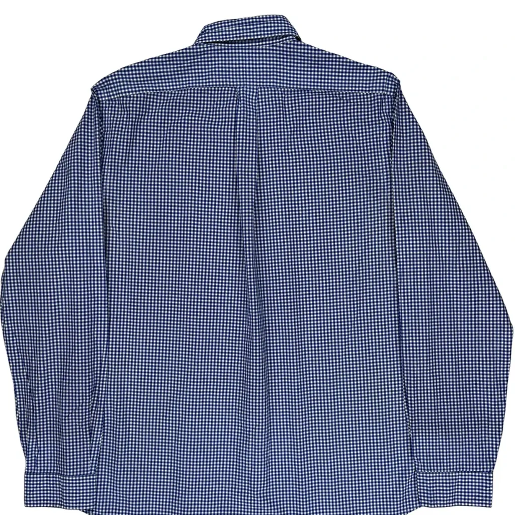 Ralph Lauren Checked Shirt - Large Blue Cotton - Image 6