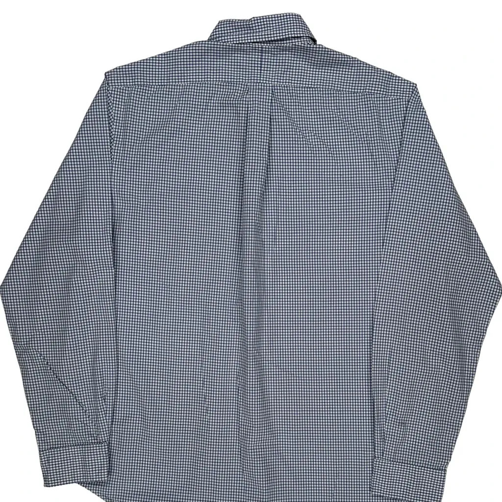Ralph Lauren Checked Shirt - Large Blue Cotton - Image 7