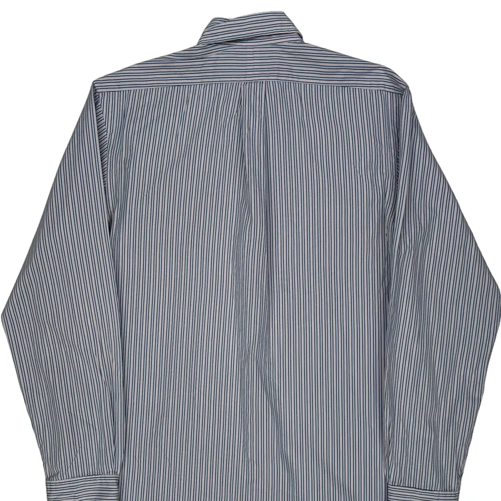 Ralph Lauren Striped Shirt - Large Blue Cotton - Image 7