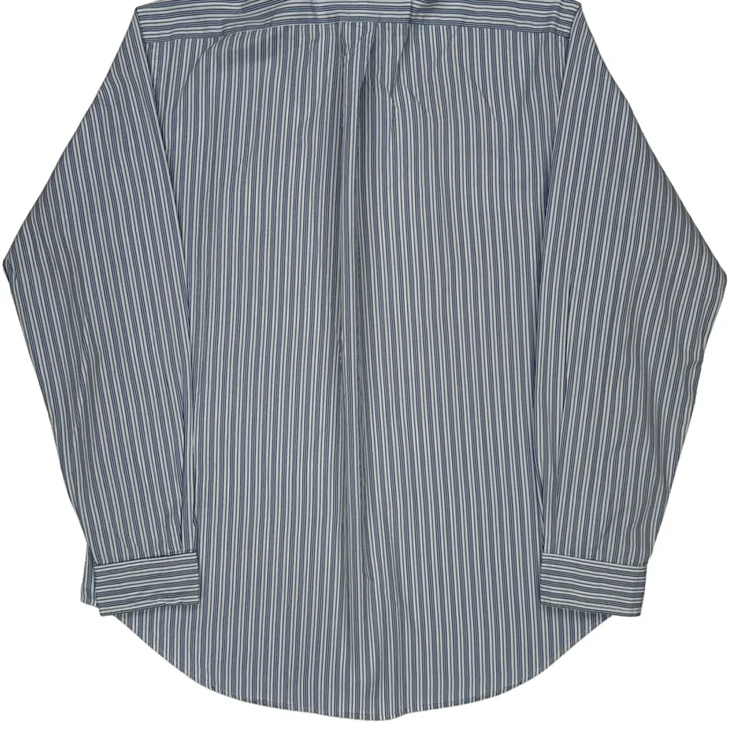 Ralph Lauren Striped Shirt - Large Blue Cotton - Image 6