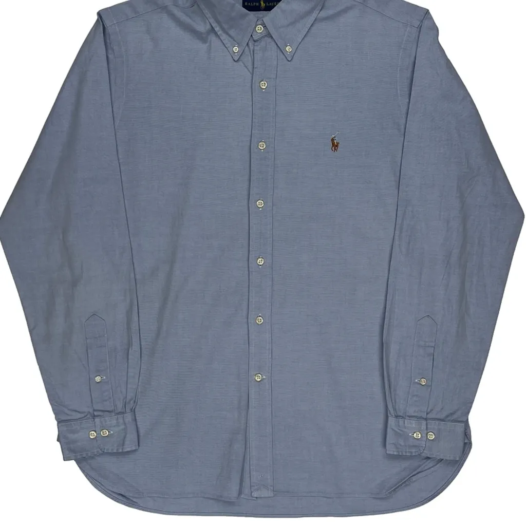 Ralph Lauren Shirt - Large Blue Cotton - Image 5