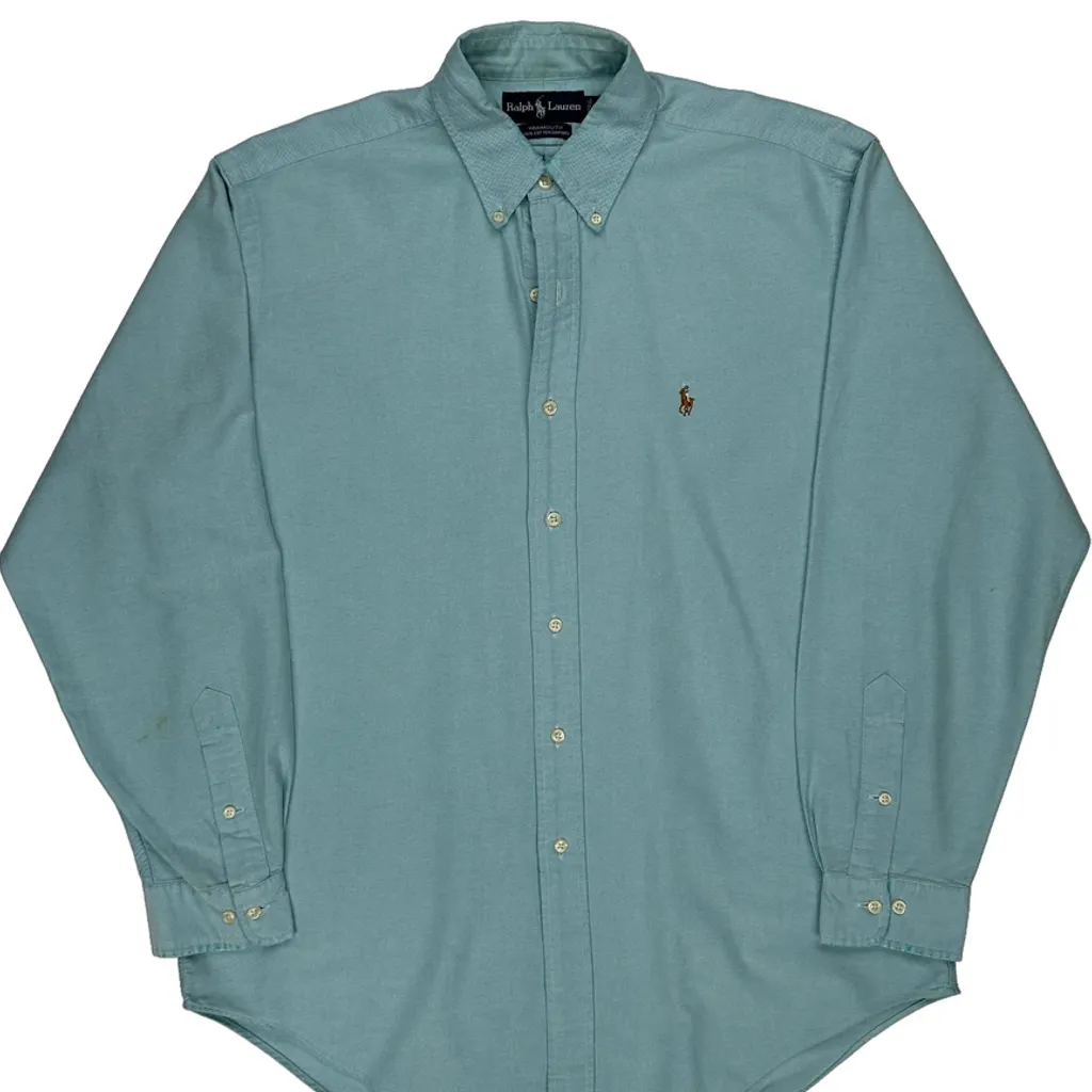 Ralph Lauren Shirt - Large Blue Cotton - Image 5