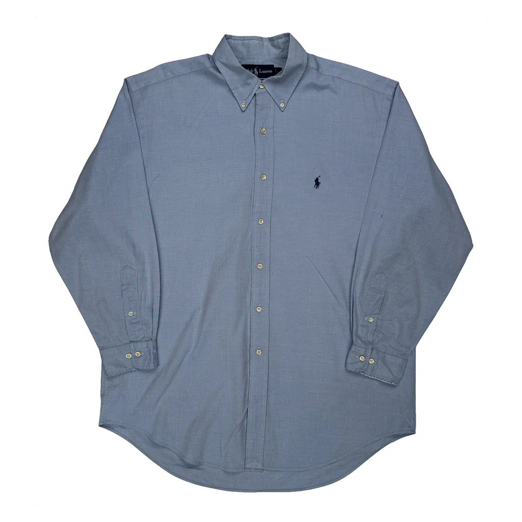 Ralph Lauren Shirt - Large Blue Cotton