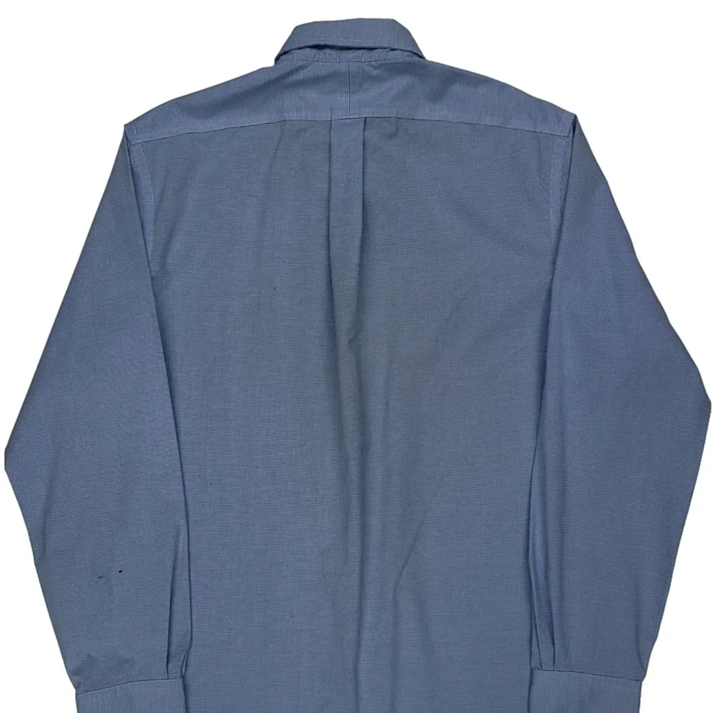 Ralph Lauren Checked Shirt - Large Blue Cotton - Image 6