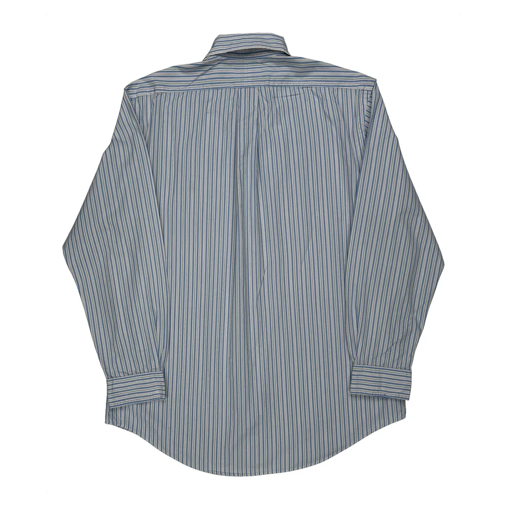 Ralph Lauren Striped Shirt - Large Blue Cotton - Image 2