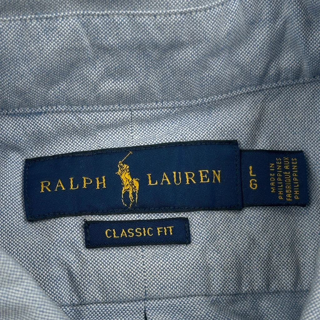 Ralph Lauren Shirt - Large Blue Cotton - Image 3