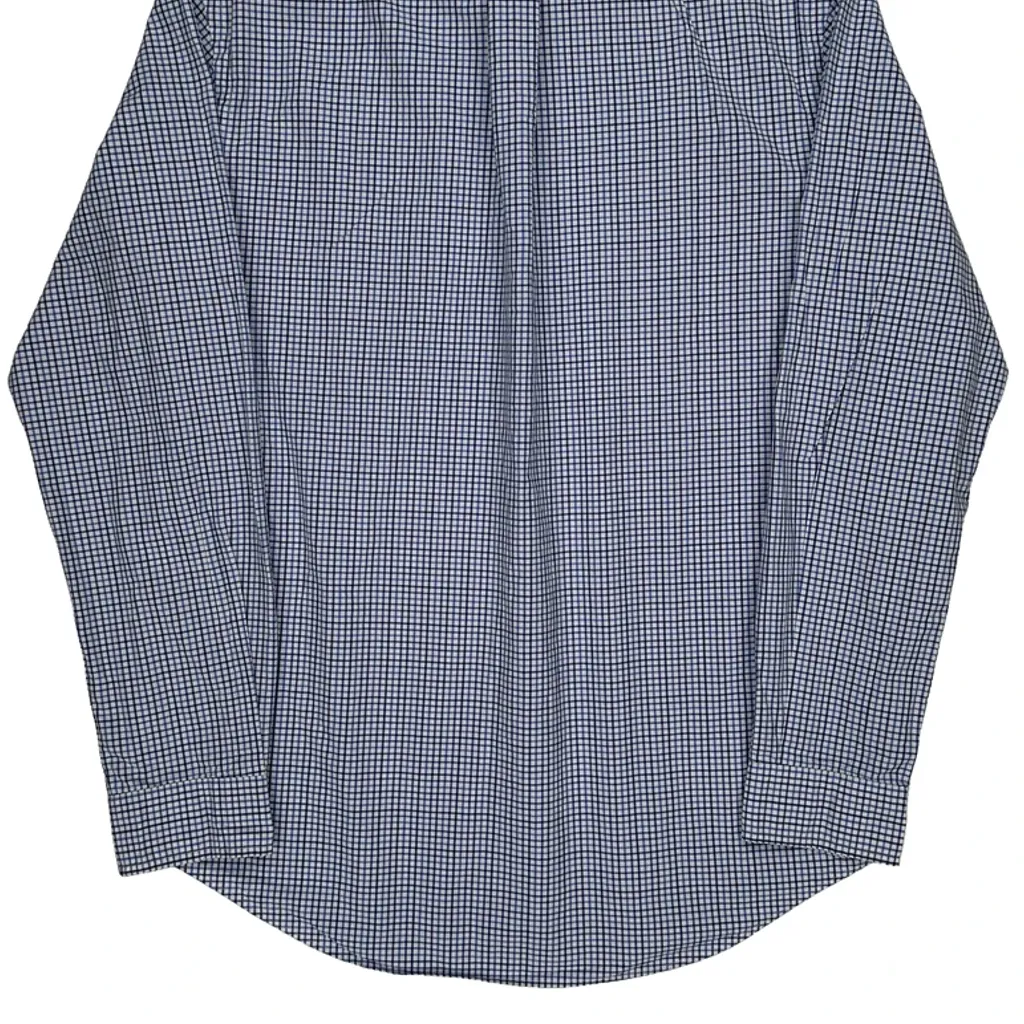 Ralph Lauren Checked Shirt - Medium Blue Cotton - Image 6