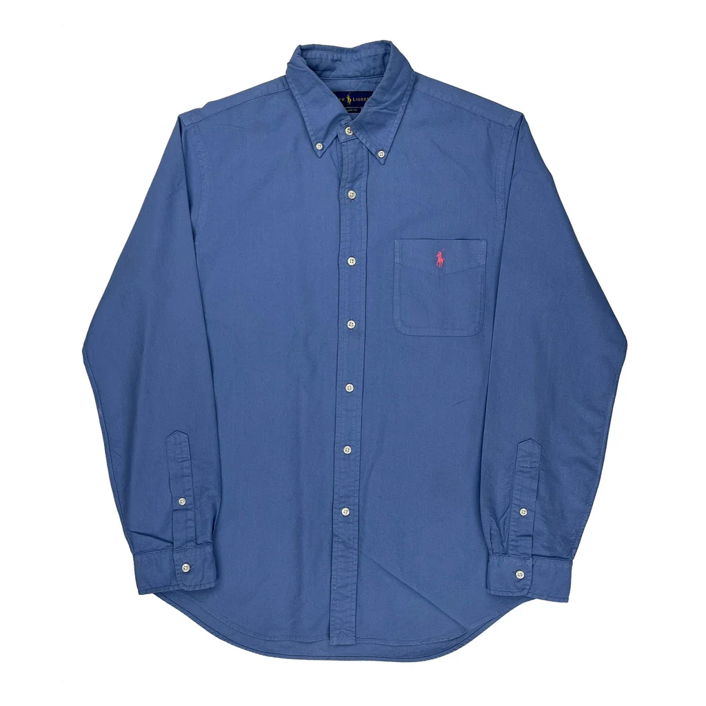 Ralph Lauren Shirt - Medium Blue Cotton
