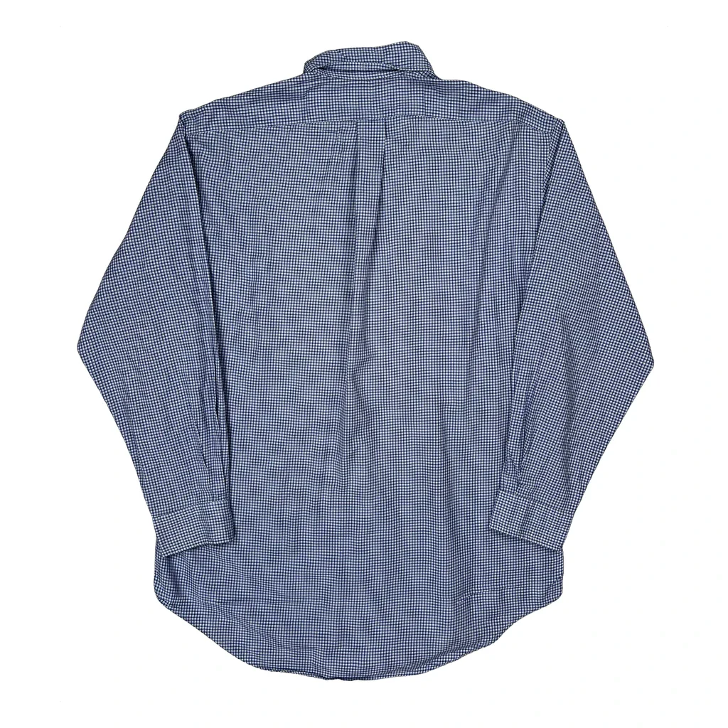 Ralph Lauren Checked Shirt - Medium Blue Cotton - Image 2