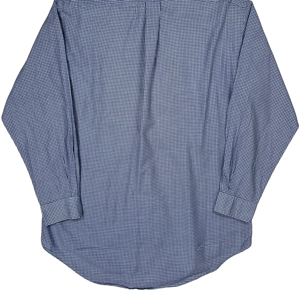 Ralph Lauren Checked Shirt - Medium Blue Cotton - Image 7
