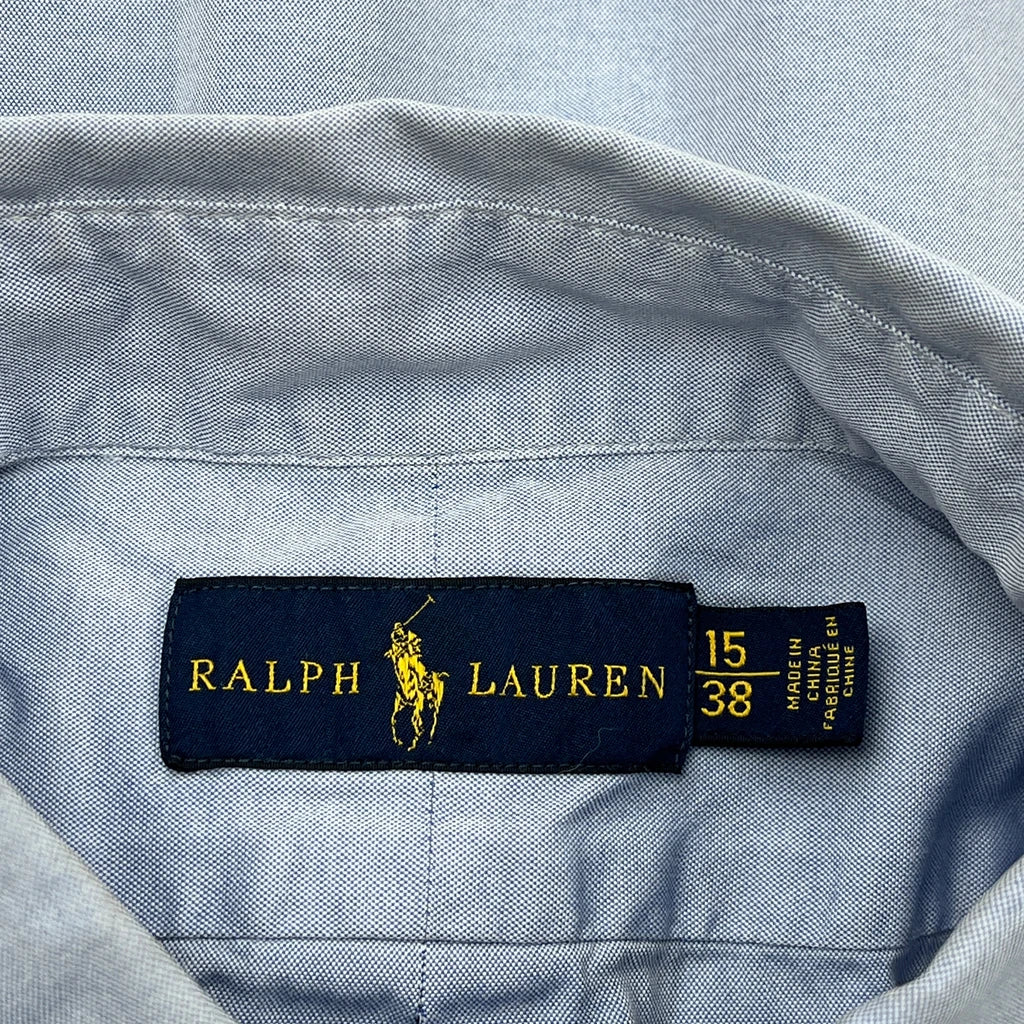 Ralph Lauren Shirt - Medium Blue Cotton - Image 3