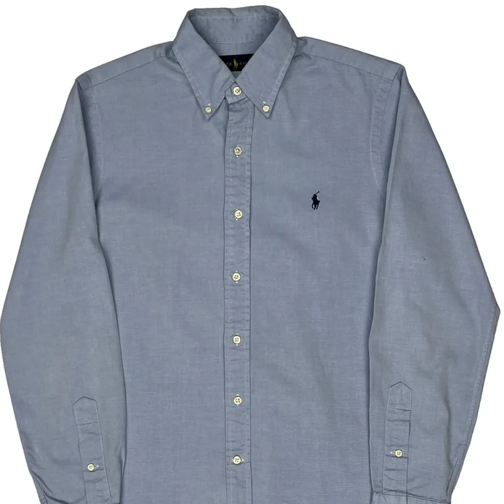 Ralph Lauren Shirt - Medium Blue Cotton - Image 7