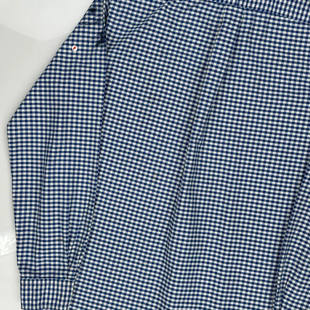 Ralph Lauren Checked Shirt - Medium Blue Cotton - Image 4