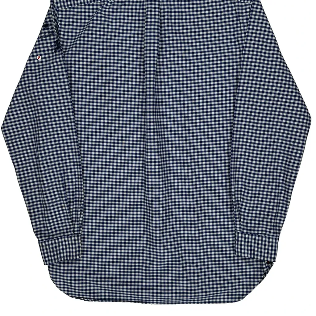 Ralph Lauren Checked Shirt - Medium Blue Cotton - Image 8