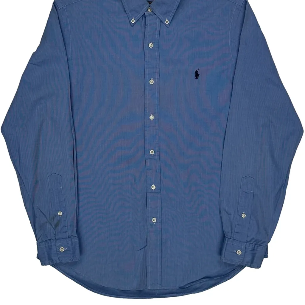 Ralph Lauren Shirt - Medium Blue Cotton - Image 4