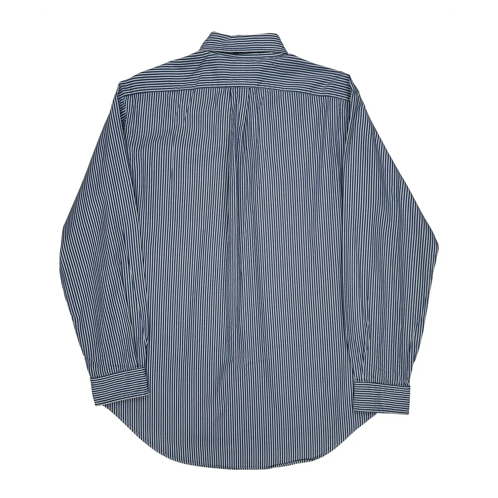 Ralph Lauren Striped Shirt - Medium Blue Cotton - Image 2