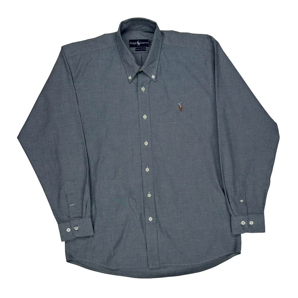 Ralph Lauren Shirt - Medium Blue Cotton