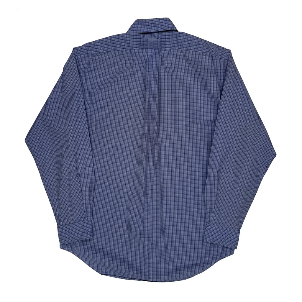 Ralph Lauren Checked Shirt - Medium Blue Cotton - Image 2