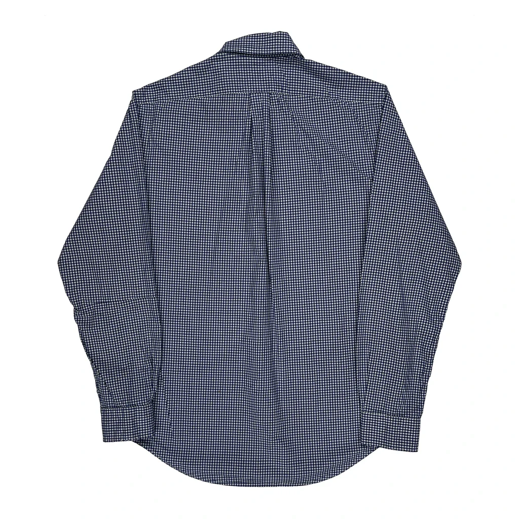 Ralph Lauren Checked Shirt - Medium Blue Cotton - Image 2