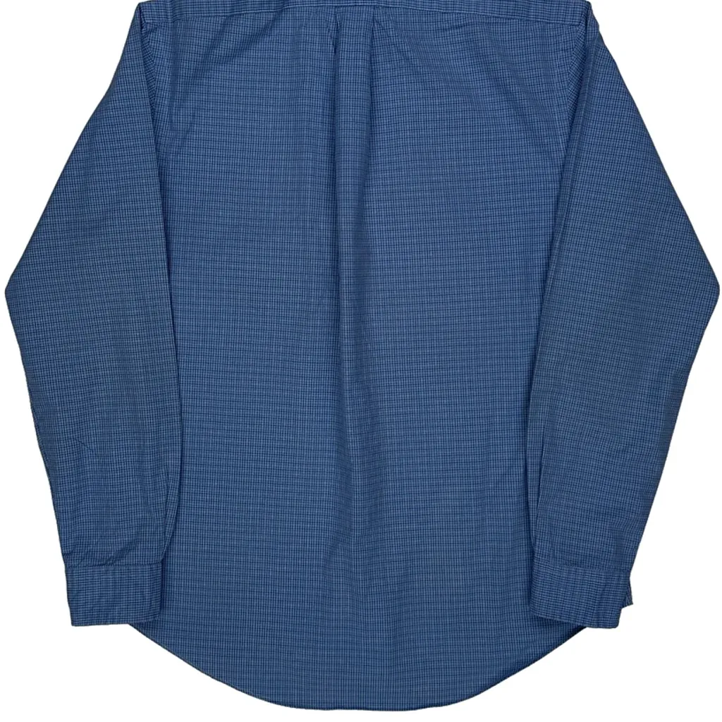 Ralph Lauren Checked Shirt - Medium Blue Cotton - Image 7