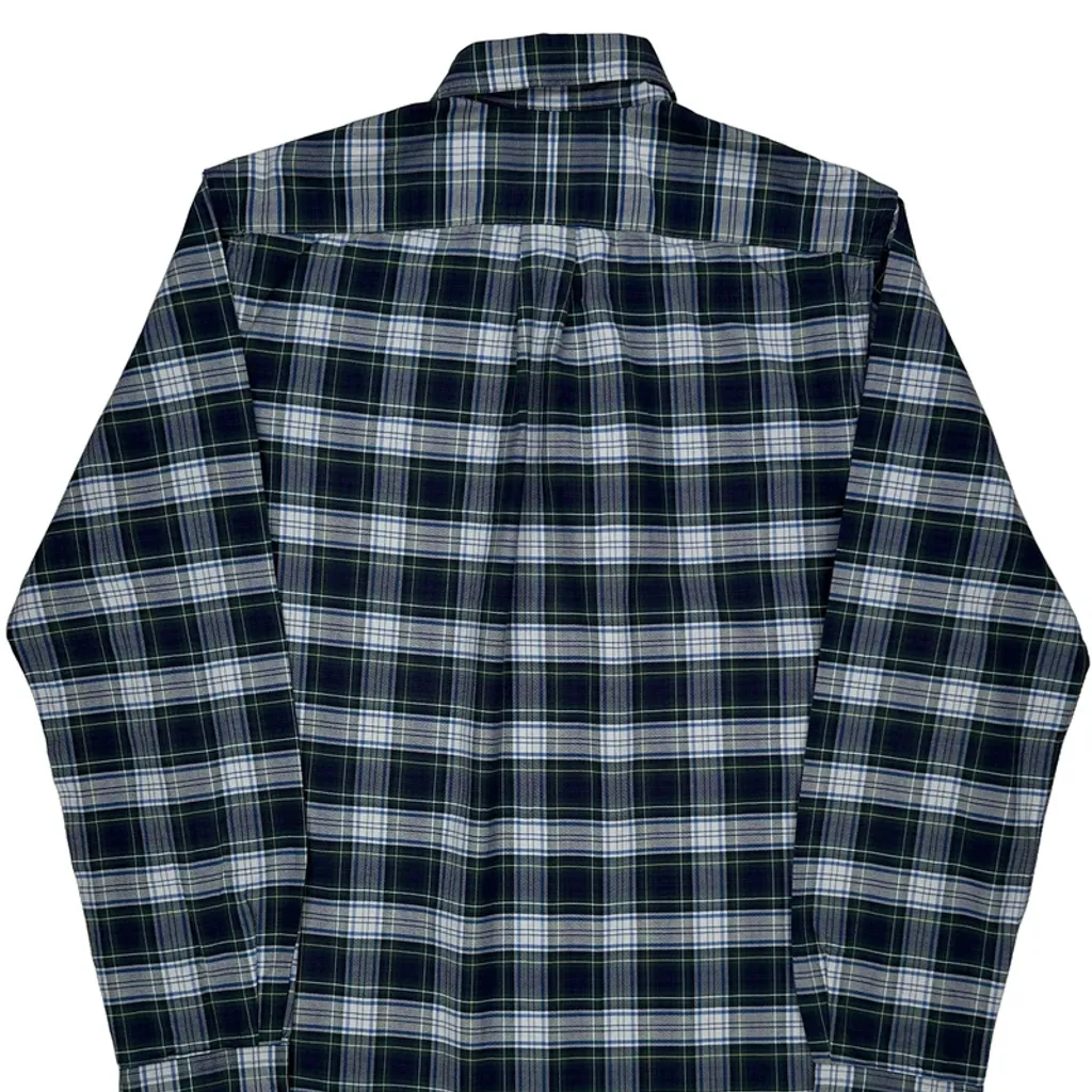 Ralph Lauren Checked Shirt - Medium Blue Cotton - Image 6