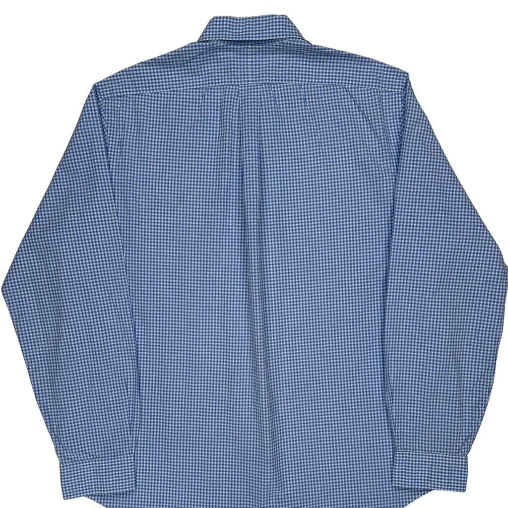 Ralph Lauren Checked Shirt - XL Blue Cotton - Image 6