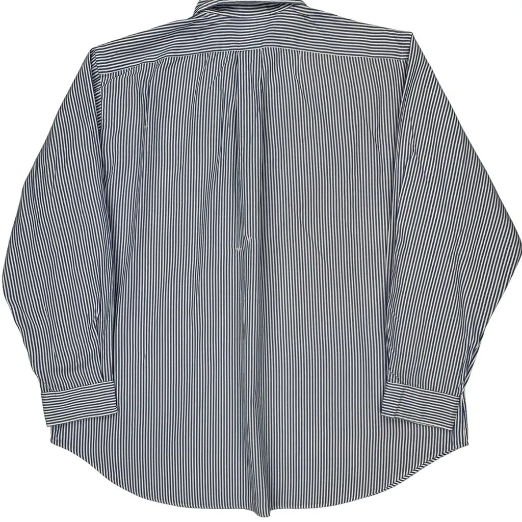 Ralph Lauren Striped Shirt - XL Blue Cotton - Image 6