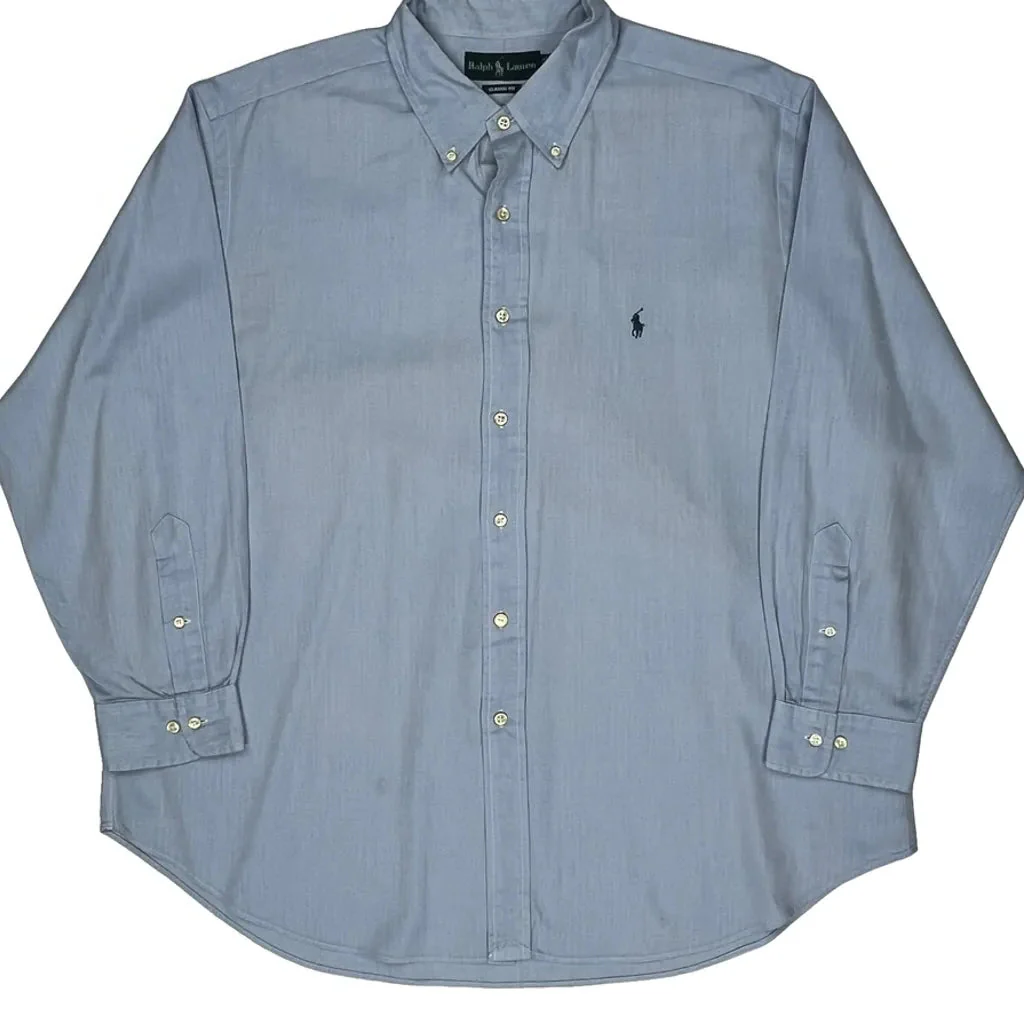Ralph Lauren Shirt - XL Blue Cotton - Image 4
