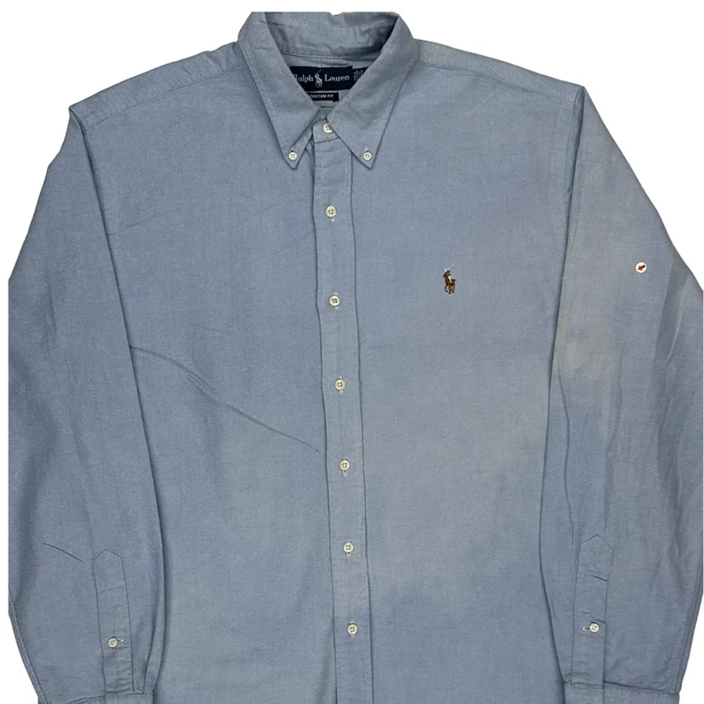 Ralph Lauren Shirt - XL Blue Cotton - Image 10