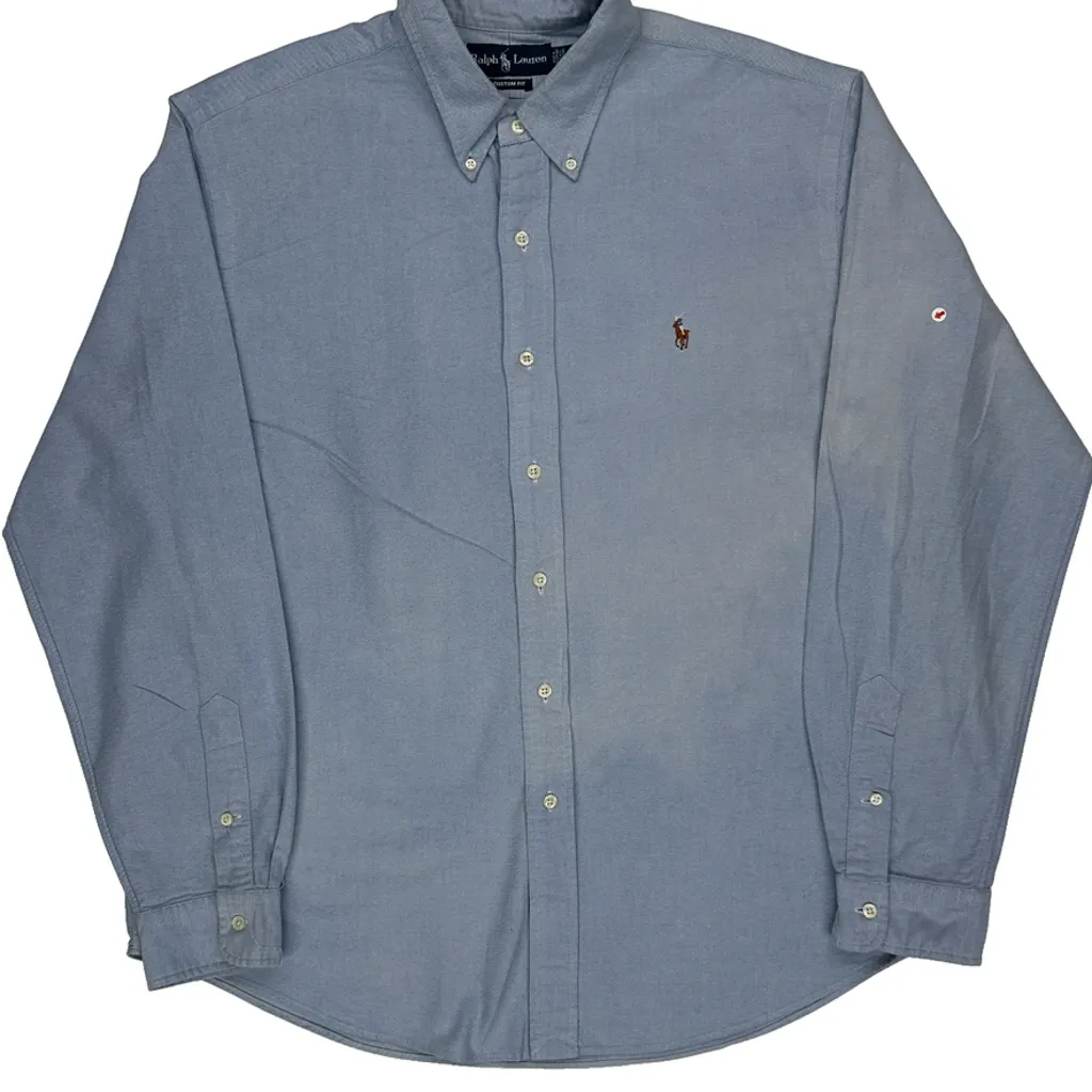 Ralph Lauren Shirt - XL Blue Cotton - Image 8