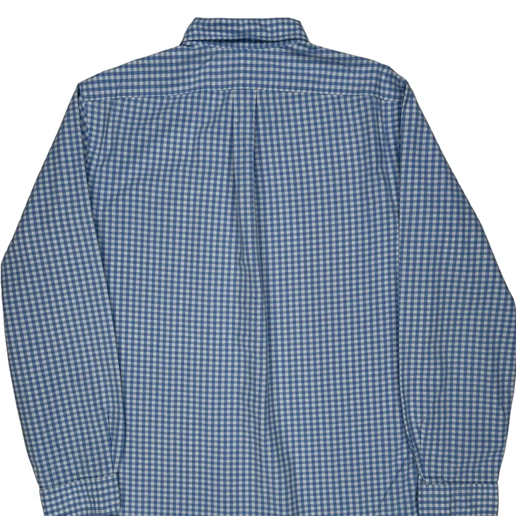 Ralph Lauren Checked Shirt - XL Blue Cotton - Image 7