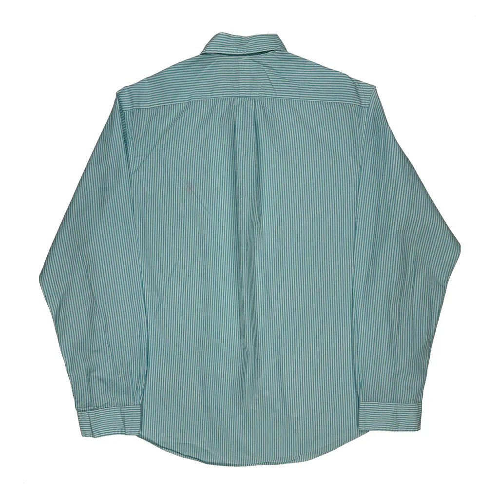 Ralph Lauren Striped Shirt - XL Blue Cotton - Image 2
