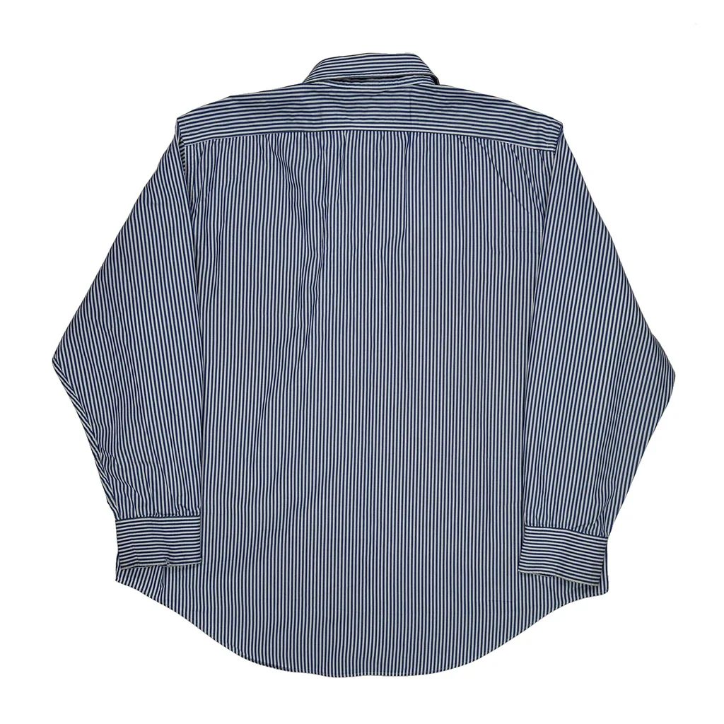 Ralph Lauren Striped Shirt - XL Blue Cotton - Image 2
