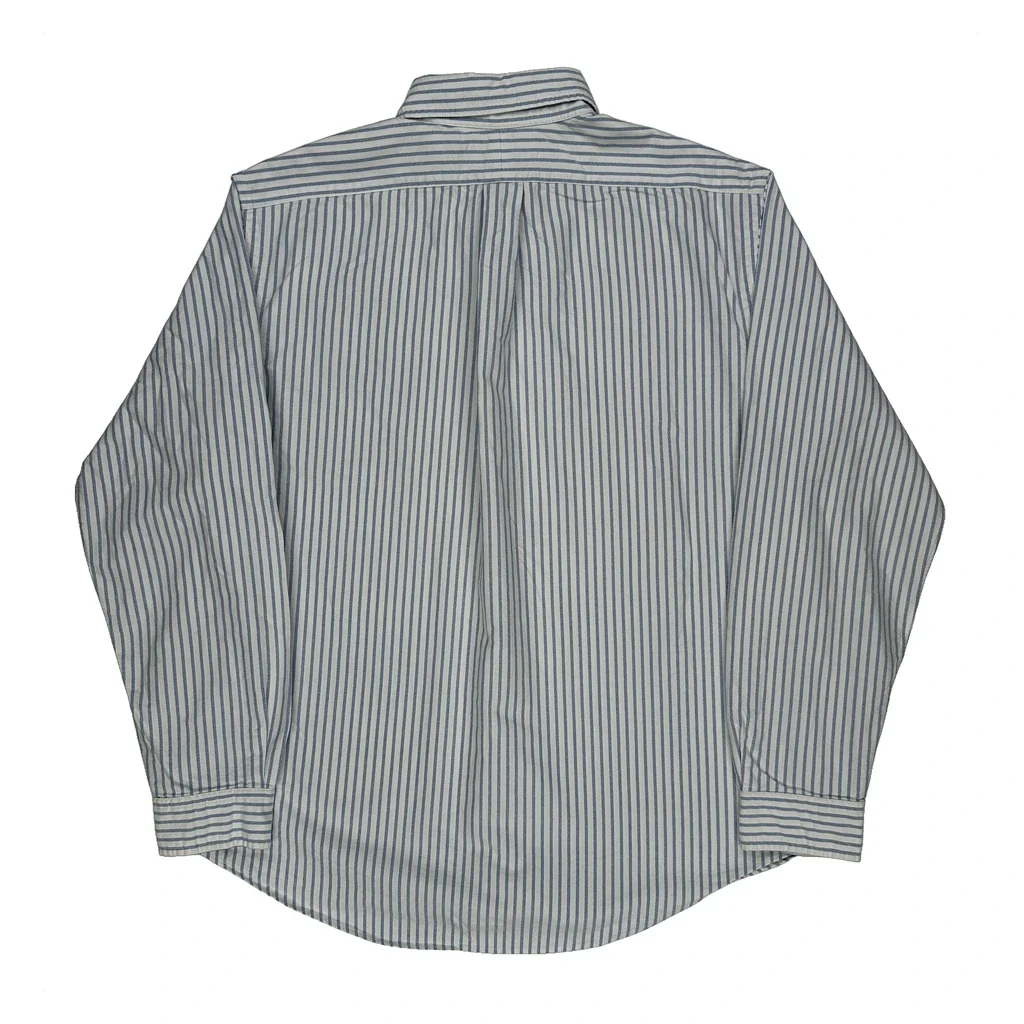 Ralph Lauren Striped Shirt - XL Blue Cotton - Image 2