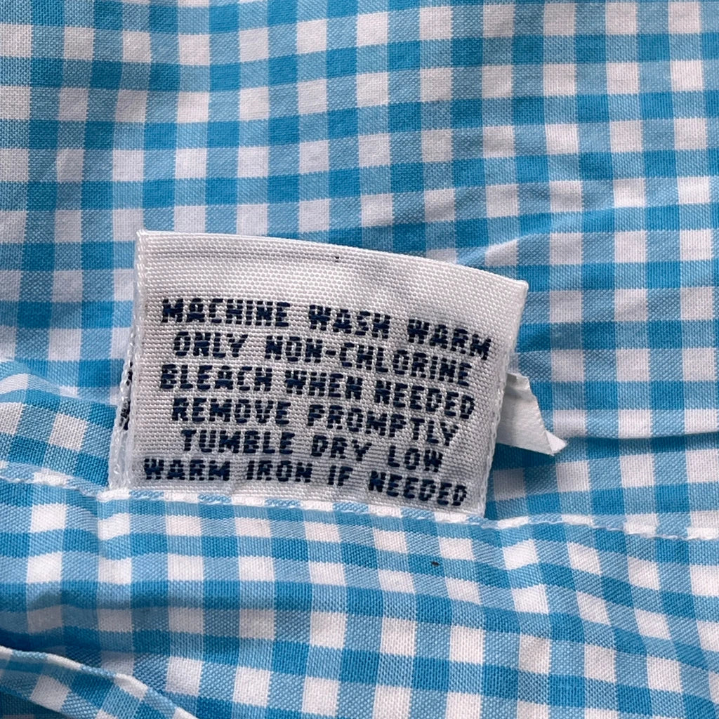 Ralph Lauren Checked Shirt - XL Blue Cotton - Image 4