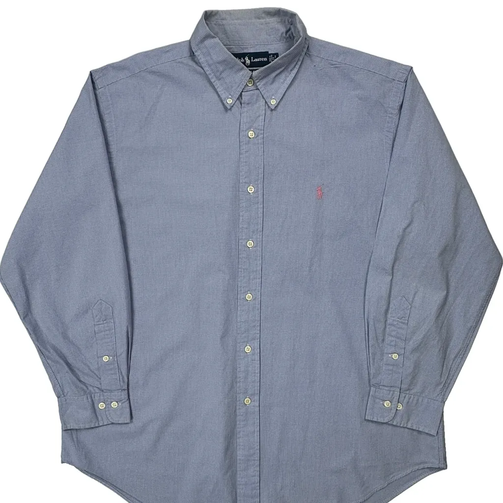 Ralph Lauren Shirt - XL Blue Cotton - Image 4