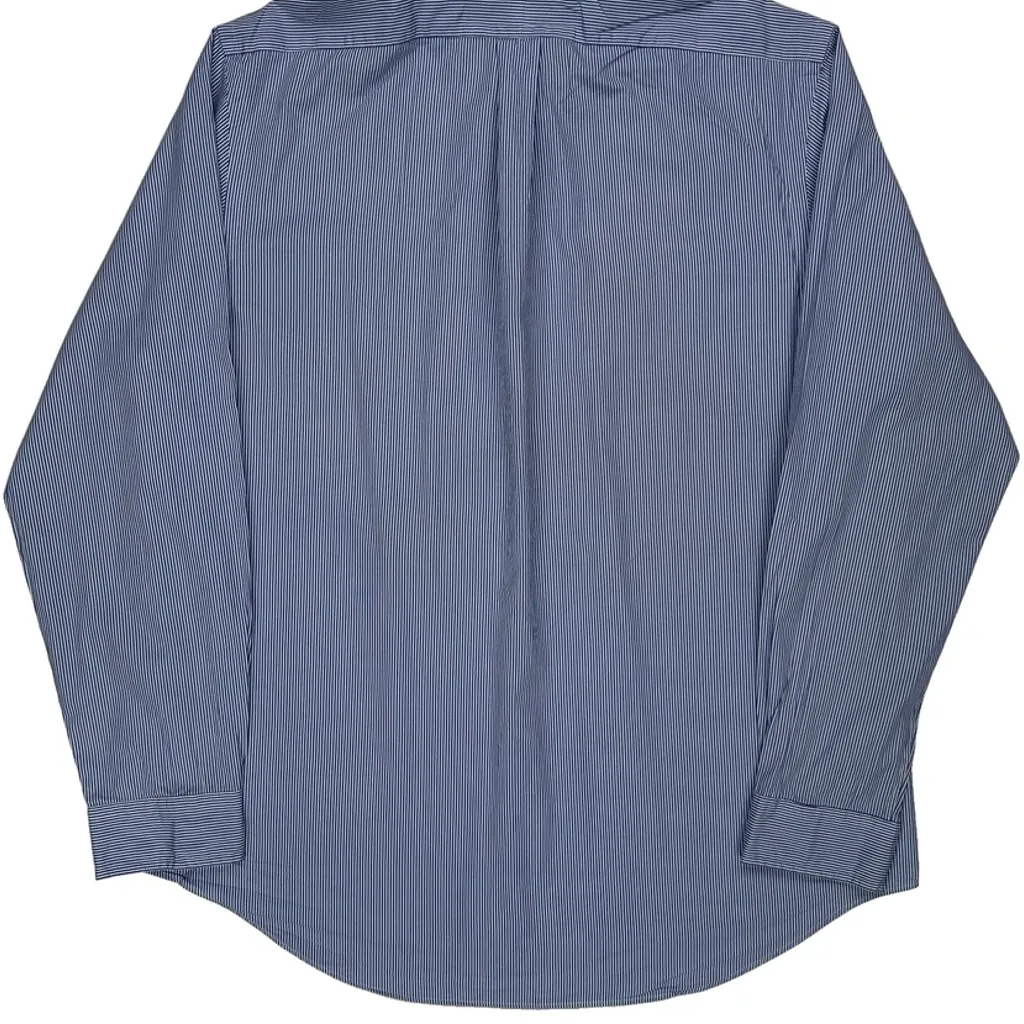 Ralph Lauren Striped Shirt - XL Blue Cotton - Image 6