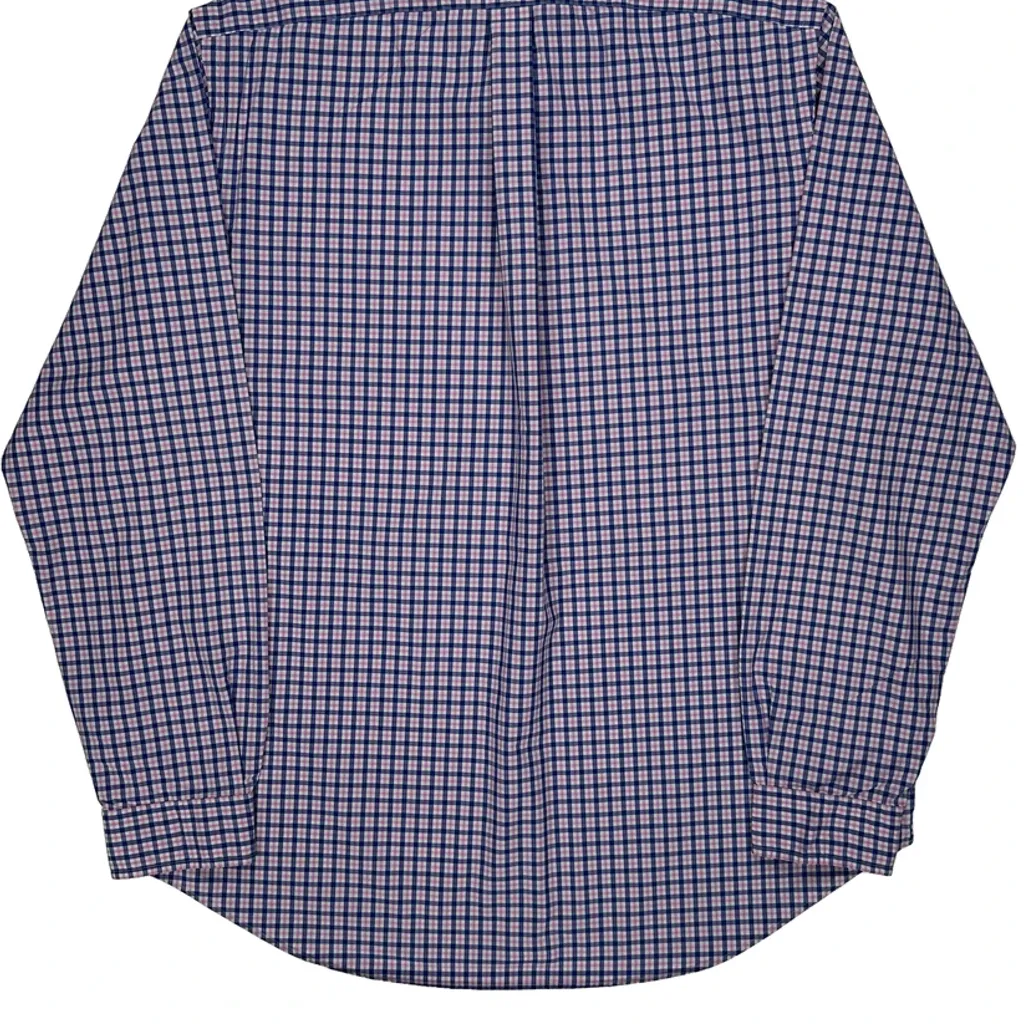 Ralph Lauren Checked Shirt - XL Blue Cotton - Image 6