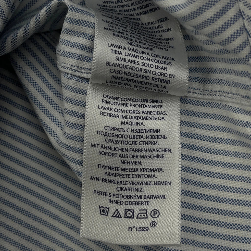 Ralph Lauren Ticking Striped Shirt - XS Blue Cotton - Image 5