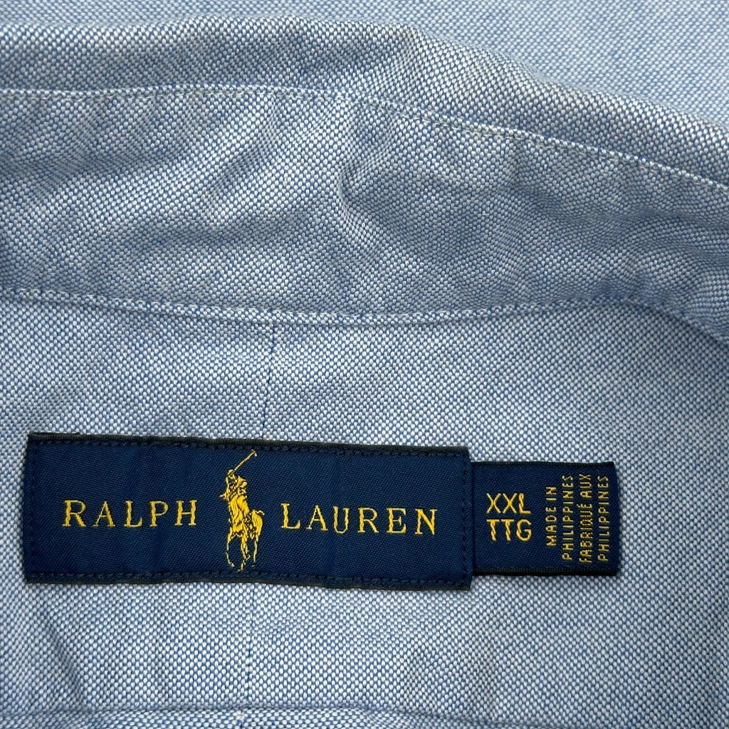 Ralph Lauren Shirt - 2XL Blue Cotton - Image 3