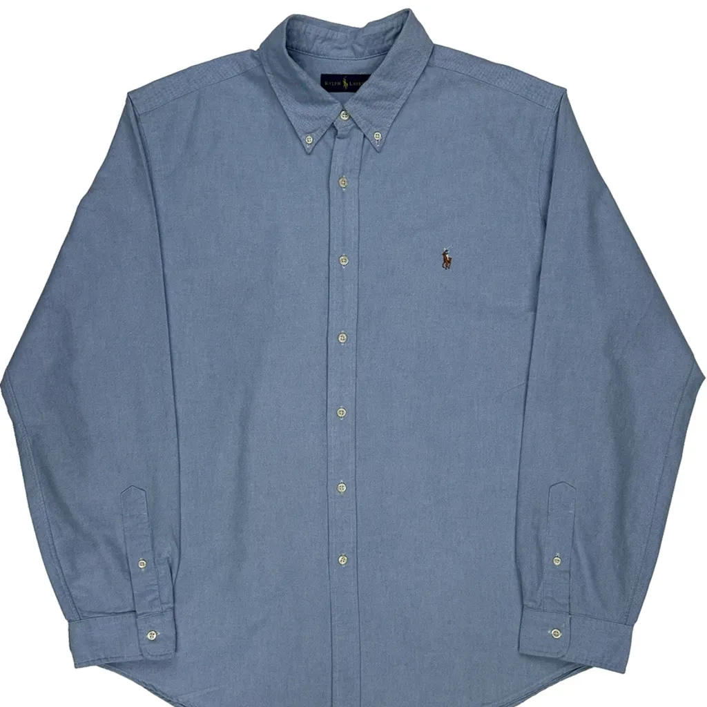 Ralph Lauren Shirt - 2XL Blue Cotton - Image 5